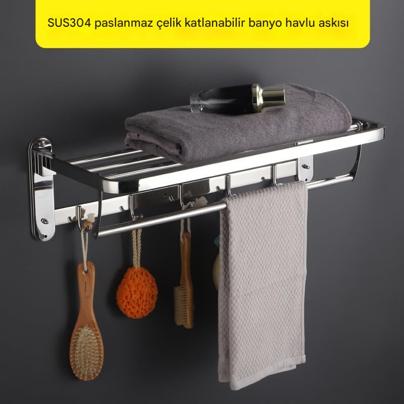 RAF HAVLULUK KANCALI PASLANMAZ ÇELİK 60 CM
