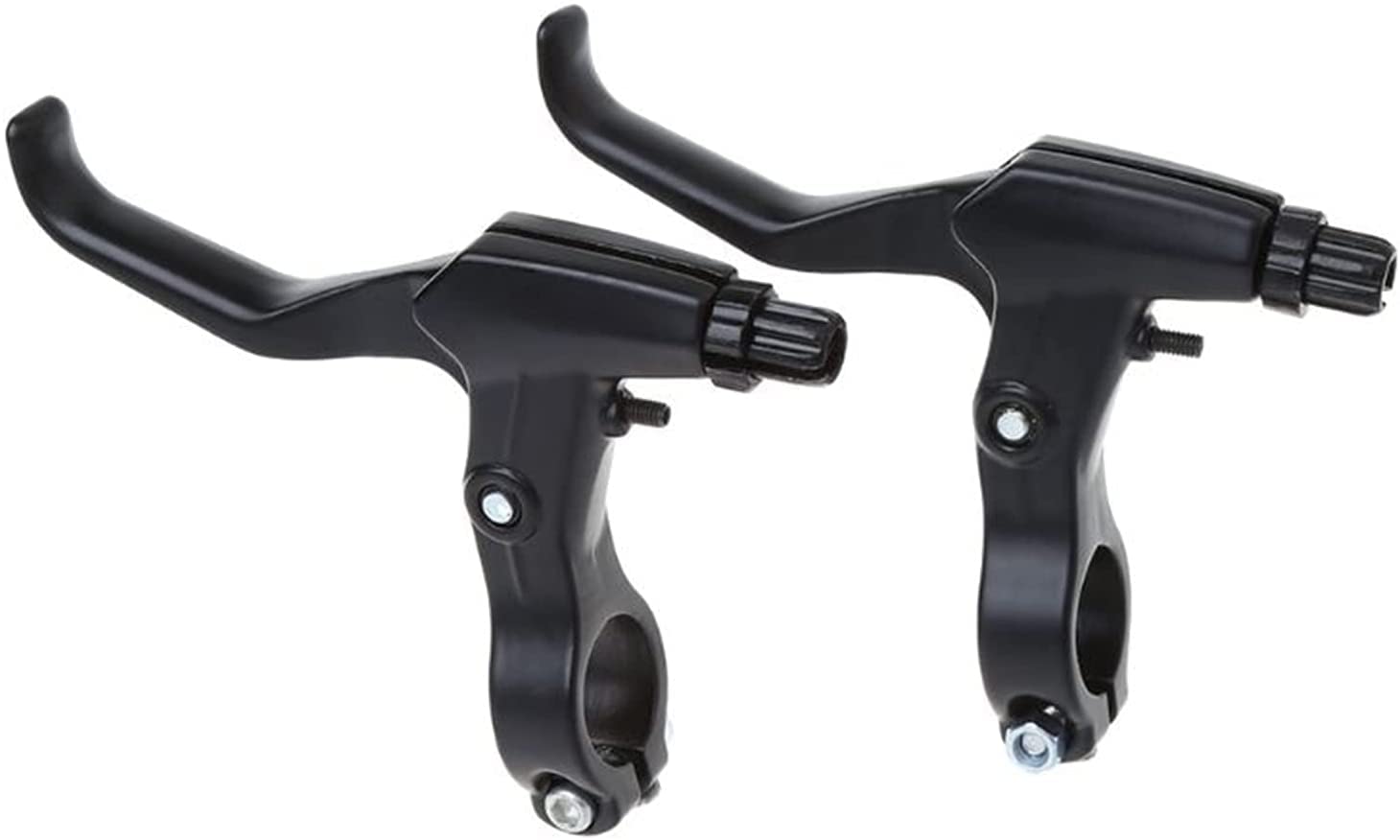 BATLAM Lega di Alluminio MTB Road Bike Leve Freno Bici fisse 2 Pezzi Leva Freno Bicicletta Cambio Manovella Ciclismo Leva Freno Bicicletta Leve Cambio (Colore : Nero) (Nero)