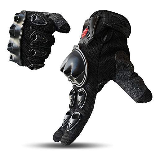 Scoyco Motorcycle Gloves Men Full Finger Breathable Mesh Motorbike Gloves Hard Knuckle Touchscreen Motocross Sport Gloves For Bmx Atv Mtb Racing Cycling #TOP8