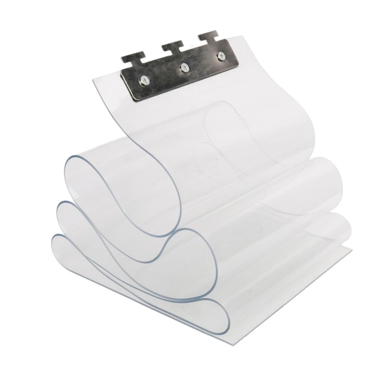 PVC Transparent Rideau Séparation Haute Résistance aux Intempéries Rideaux à Lamelles Lot Plastique Portes Entrepôts, Halls(135x220cm/53.15x86.61in)