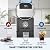 VECYS 3 in 1 Water Dispenser with Ice Maker, 27LBS Daily Ice Making and Hot Cold Water Supply, Child Safety Lock and Compatible with 3 or 5 Gallon Bottles