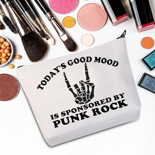 Punk Rock Makeup Bag Punk Rock Lover Gifts Today's Good Mood is Sponsored by Punk Rock Punk Rock Themed Gifts (Good Mood UK) - Image 4