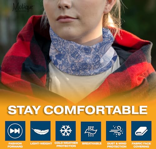 Set of 3 Neck Gaiter Seamless Face Mask Tube4