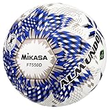 ミカサ(MIKASA) サッカーボール 5号球 芝用 国際公認球/日本サッカー協会 検定球 ALMUNDO(アルムンド) (一般・大学・高校生・中学生用) 貼り ブルー/ブロンズシルバー FT550D-BLBS 推奨内圧0.900(kgf/㎠)