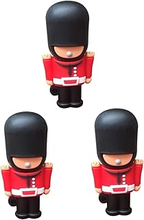 Hemobllo 3 Pcs Soldado Britânico Disco U Pen Drives USB Flash Drive Cartões De Memória Para Computadores Unidade USB Disco U Para Disco U Criativo Disco U Para Escritório Desenho Animado