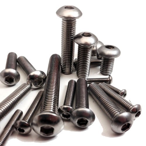8mm Button Head Bolts (5 Pack) M8 x 25mm A2 Stainless Steel Socket