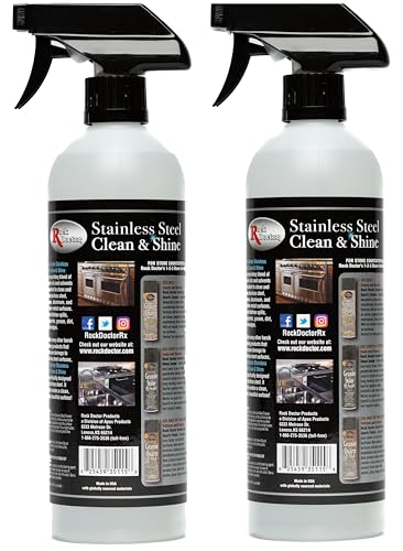 Limpiador y Pulidor de Acero Inoxidable Rock Doctor 24 oz x2 miniatura 2