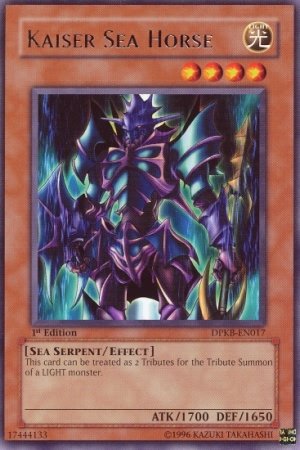 Amazon.com: Yu-Gi-Oh! - Kaiser Sea Horse (DPKB-EN017) - Duelist Pack: Kaiba  - 1st Edition