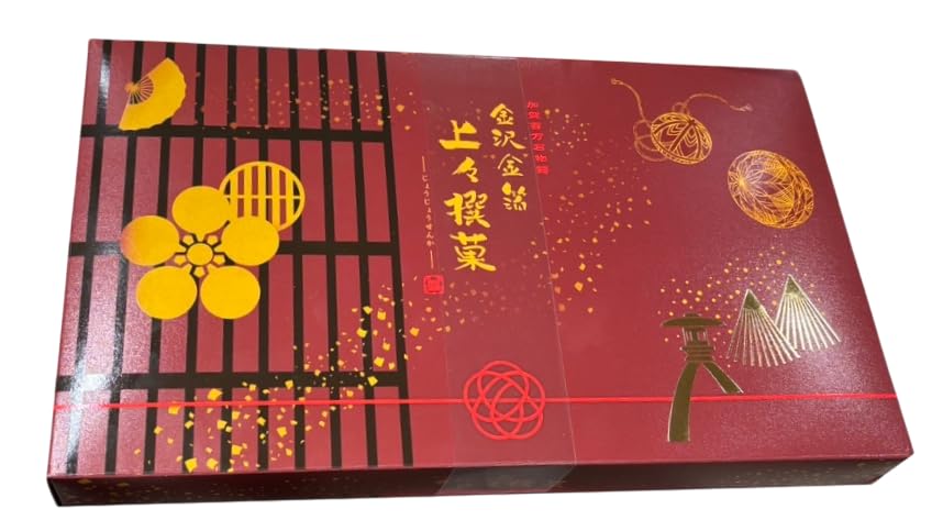 Amazon.co.jp: 【単品】金沢金箔 上々撰菓 4種アソート 金沢の月