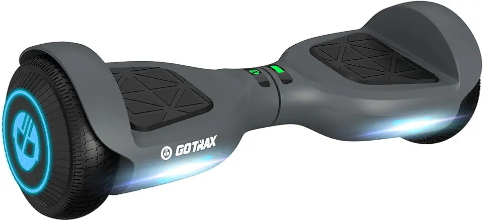 Gotrax Hoverboard with 6.5" LED Wheels & Headlight,...