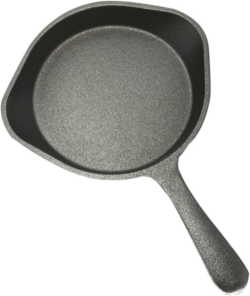 Mikinona Mini Non-stick Frying Pan Cooking Pan for Pancakes Cast Mini Skillet for Single Portions for Breakfast Restaurant Black