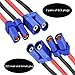 skrnrhrery EC5 Male Female Cable Adapter with 10cm 12 AWG Flexible Silicone Wire Cable for Helicopter Aircraft Quadcopter (2 Pairs) EC5 Banana Connector Male Female Plug