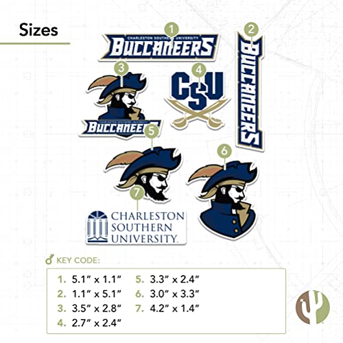 Sticker vinyle Charleston Southern University pour bouteille d'eau