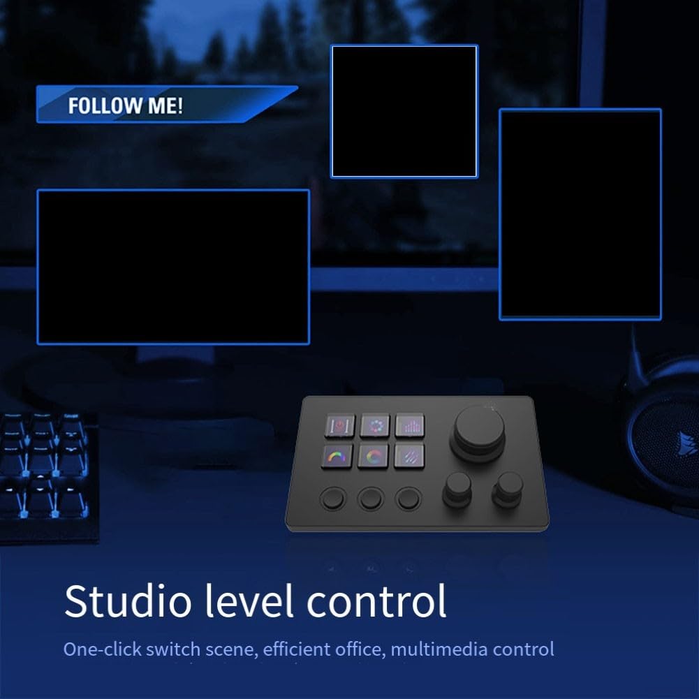Hot Swap Makro-Pad, anpassbare Mini-Tastatur, tragbarer Stream