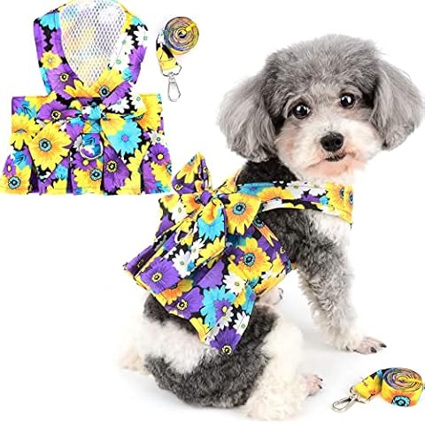 Zunea Arnés con Correa para Perros Pequeños Niñas Morado Cover