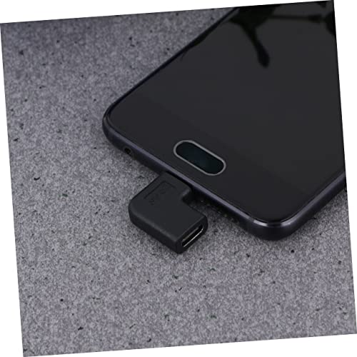 Cable cargador Tipo C con adaptador USB C de ángulo recto y convertidor Tipo C pack 2 6