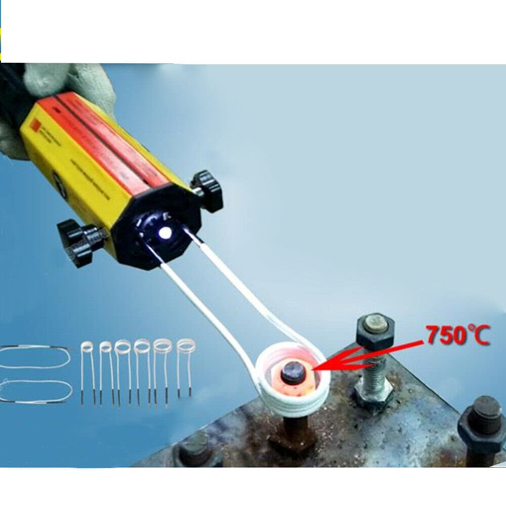 SHZICMY Lot de 8 bobines à induction pour chauffage à induction, blanc, filaire, portable, fer à souder, bijoux