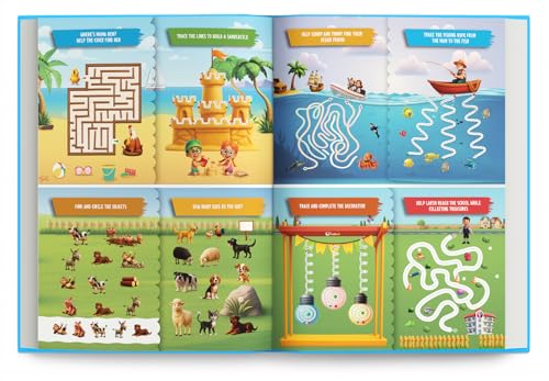 Image of Activity Book for 5 Year Old | Best Selling 1001 Brain Booster Books for 5+ Year Old Children | Kids Activity Book - Puzzles, Mazes, Colouring, Dot-To-Dot, Matching, Seek & Find, Spot the Difference
