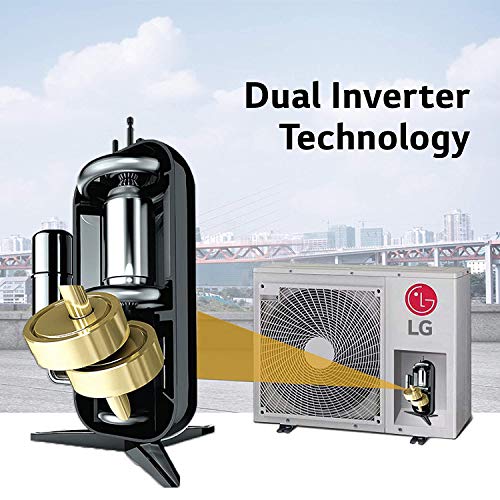 Image of LG 2.0 Ton 3 Star Hot and Cold Inverter Split AC (Copper, LS-H24VNXD, White, Active Energy Control)