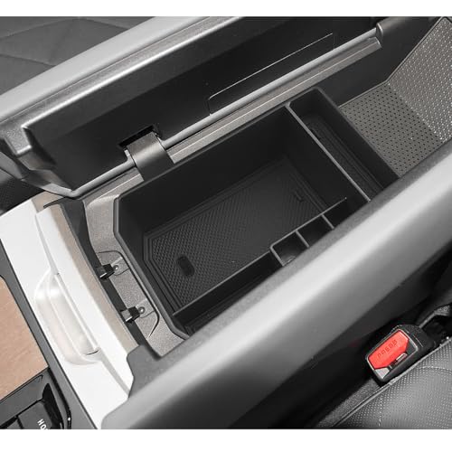LUWU 2022-2026 BMW iX Center Console Organizer, Armrest Storage Box,