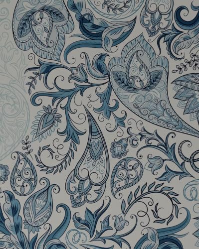 Image of Portico New York Monarch 100% Cotton Double Bedsheet with 2 Pillow Covers | 144 TC | Flat Bedsheet | Super Soft | Oeko-TEX Standard 100 Certified | 2.24 x 2.54 m | BLUEHAVEN