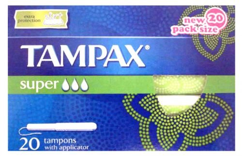 Tampax Tampons Super-8x20-Pack