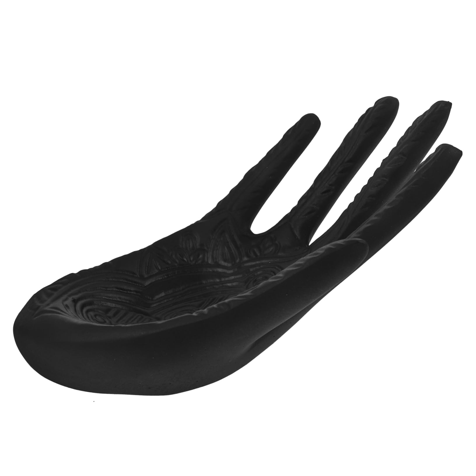 SHINEOFI 2St Schmuckständer Ring Schachteln Ring schatulle Jewellery Boxes schmuckbaum schmuck präsentation Handschmuckhalter Ringhalter aus Harz Ringhalter in Handform Ringständer Black
