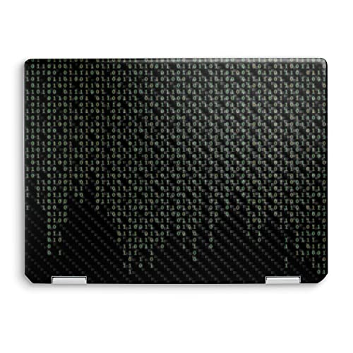 Image of MightySkins Carbon Fiber Skin Compatible with HP Spectre x360 14 inch (2022) Full Wrap Kit - Red Pill | Protective, Durable Textured Carbon Fiber Finish | Easy to Apply | Made in The USA