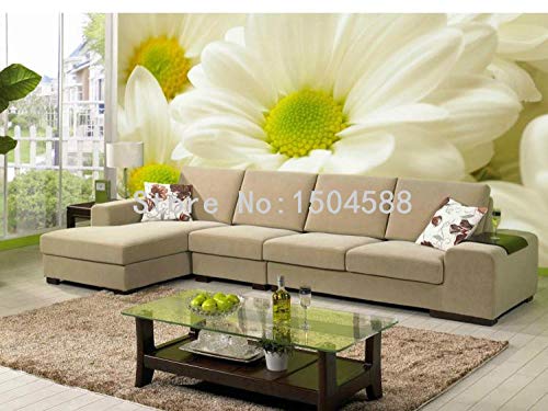Décoration intérieure papier peint salon et chambre style fleur 3D 300cm