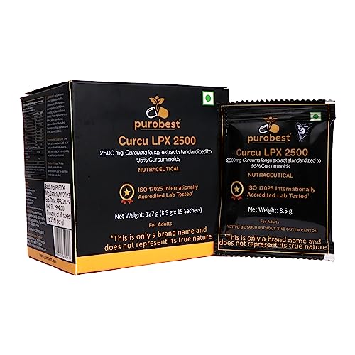 Highly bioavailable Anti Cancer 2500 mg of 95% Curcuminoids with Piperine with each Sachet equal to 5-10 tablets of other curcumin formulations Highly bioavailable Anti Cancer 2500 mg of 95% Curcuminoids with Piperine with each Sachet equal to 5-10 tablets of other curcumin formulations