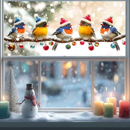 Vinilo Decorativo Navidad HOMETITUTE 39.3 x 17.7 pulgadas miniatura 6