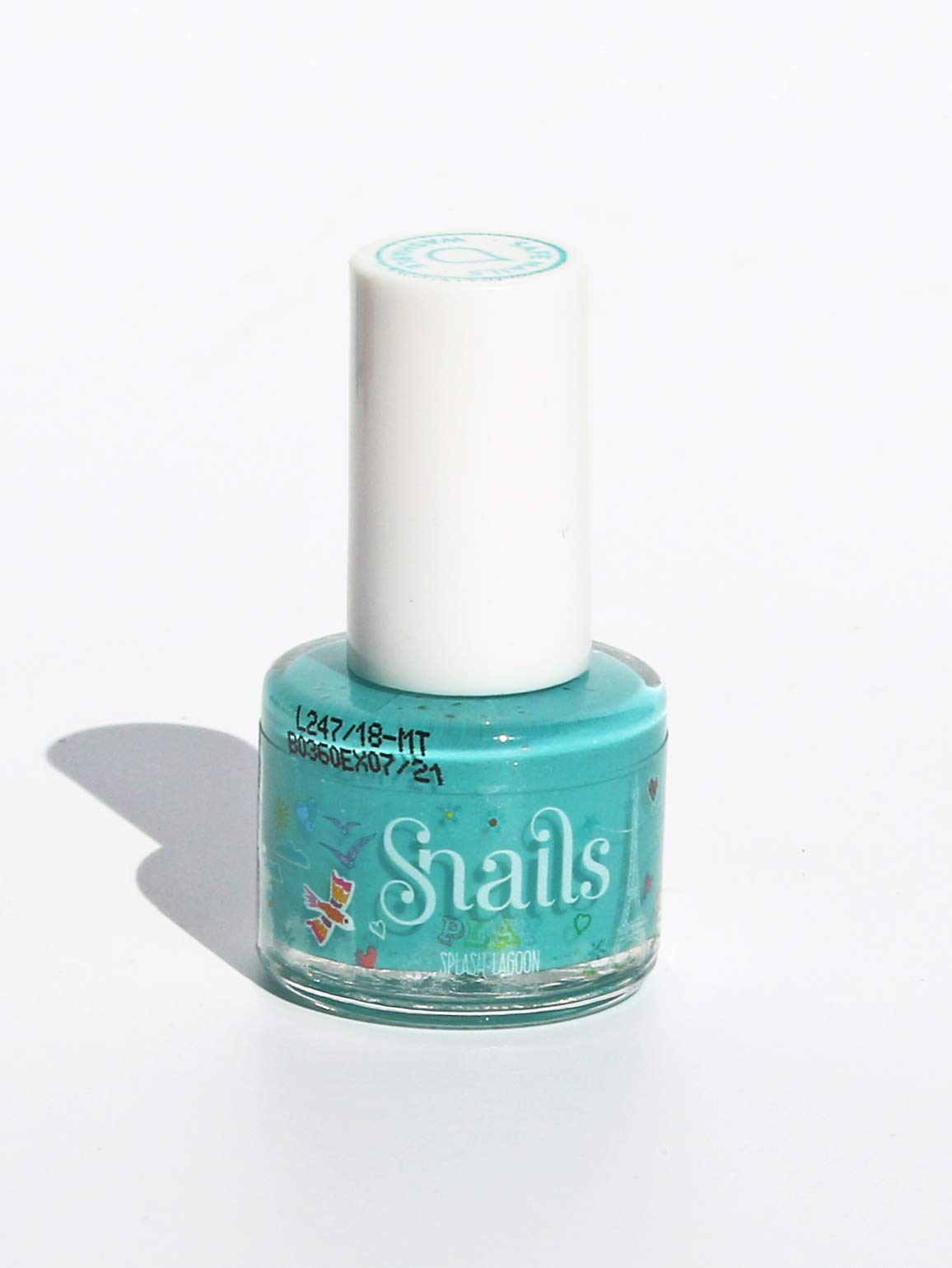 Snails 517278 Children's Nail Polish Mini Play Splash Lagoon Water-Based Washable Harmless Vegan