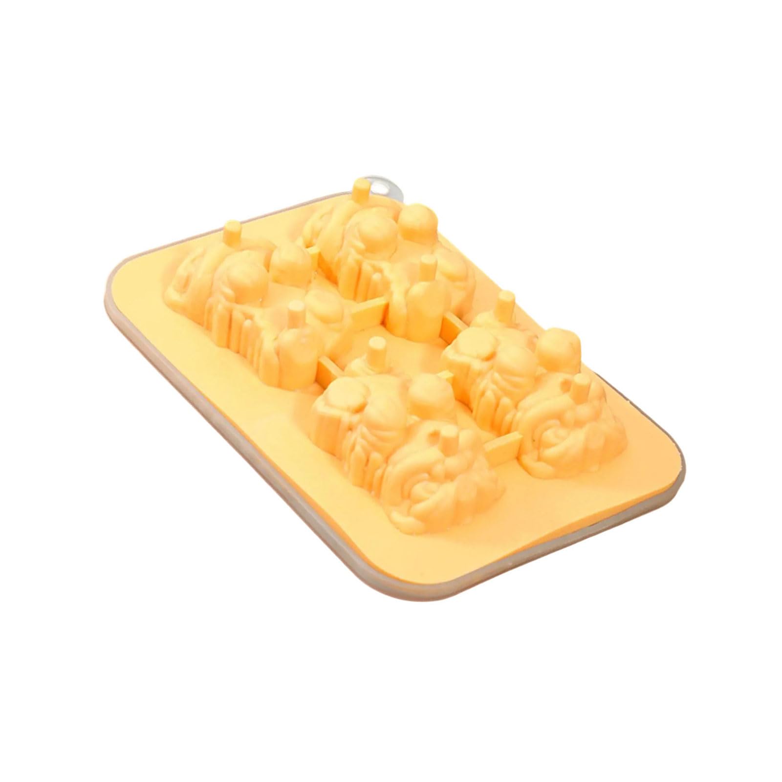 Jazuaiao Easily Release Ice Mold Hanging Cup Lions Shape Ice Tray Flexible Silicone Maker for Cocktails Coffee Enduring Mold for Whiskeys Cocktails Maker Small Trays for Freezers