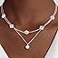 2PCS-Daisy Pearl-Silver