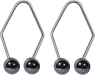 jojnsha 2 piezas de entrenador facial ejercitador de músculos faciales, joyería corporal creativa ABS y aleación