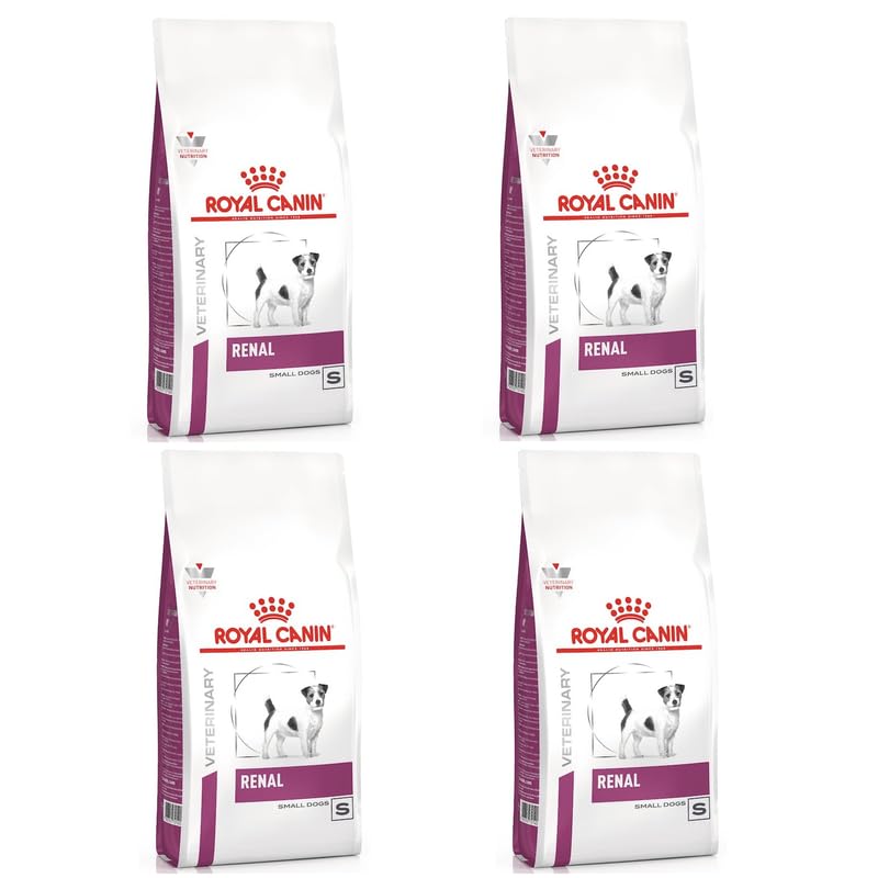 Royal Canin Veterinary Renal Small Dogs | 4er Pack | 4 x 500 g | Diät-Alleinfuttermittel für ausgewachsene Hunde | Kann zur Unterstützung der Nierenfunktion beitragen