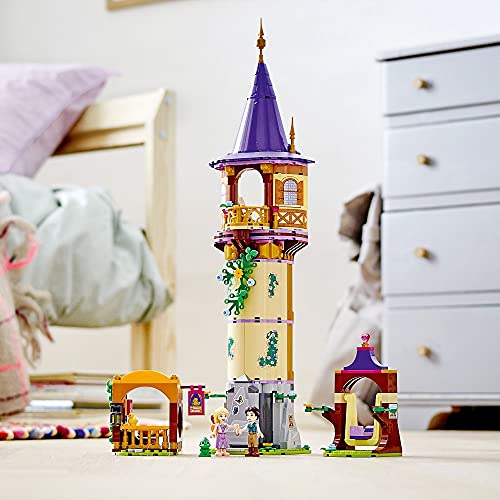 LEGO 43187 Disney Princess Rapunzels Turm Set mit 2 Mini-Puppen aus dem Film „Rapunzel – Neu verföhnt“, kreatives… – Bild 7