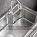 MNUPUOL 17-30 in Long Stainless Steel Freestanding Single Bowl Utility Sinks Kitchen Commercial Sink with Hot And Cold Water Pipes for Restaurant Cafe Bar Laundry Room,Silver,50 * 37 * 75cm