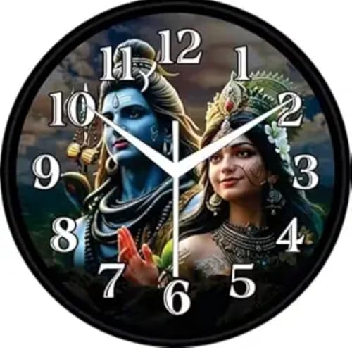Image of Devansh Crafts Clock Decorative Designer and Stylish Glass Analog Wall Clock Suitalbe for Living Room Hall Bedroom, Office DCC A1307 Clock