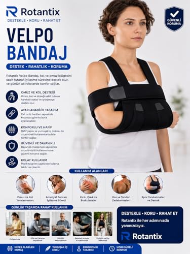 Velpo Omuz ve Kol Askısı Bandajı, Ortopedik Destek