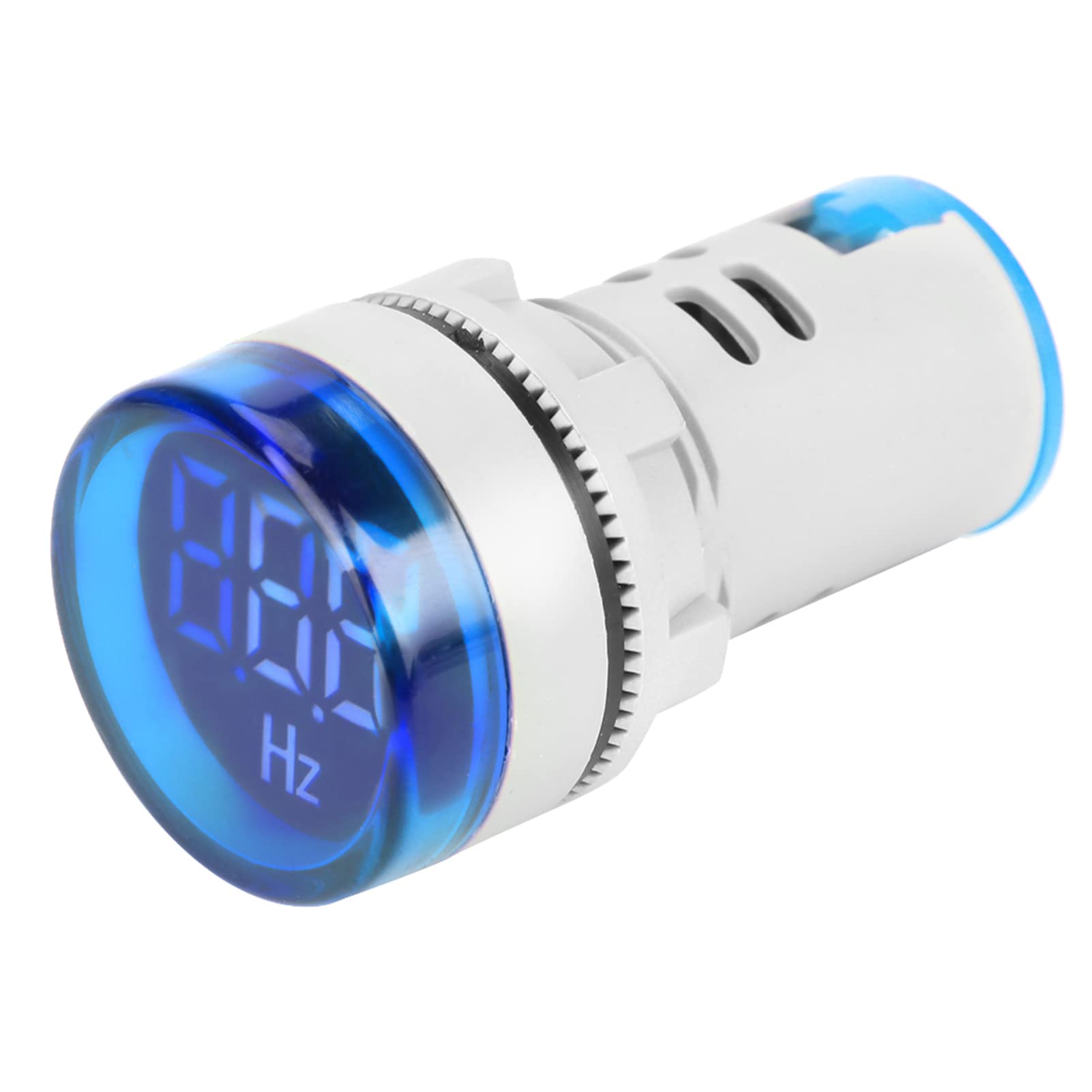 LED Digital Display Hz Indicator Signal Frequency Light AC for Circuit Measurement (Blue)