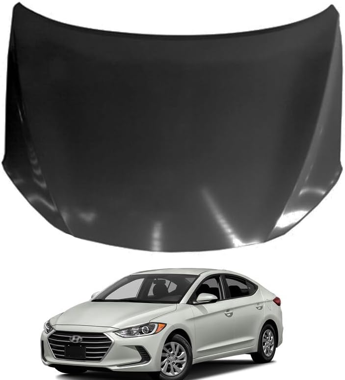 Panel de capó de acero imprimado para Hyundai Elantra Eco GL SE GLS Premium GLS GL LE L Sedan de 4 puertas FJTV3194B-28AQ-0 2017-2018