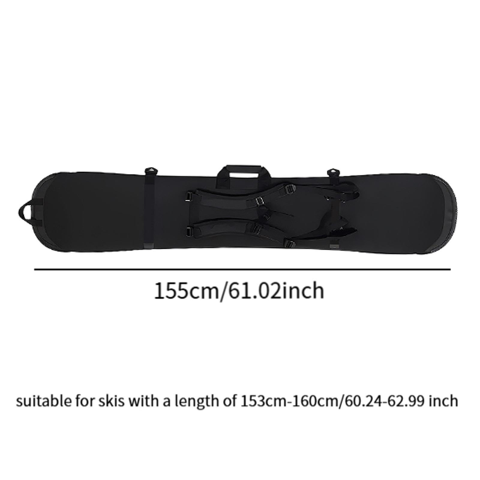 Bolsa de Snowboard para Viajes, protección y Almacenamiento de esquís, Ideal para entusiastas del Snowboard. Bolsa de para Viajes, protección y