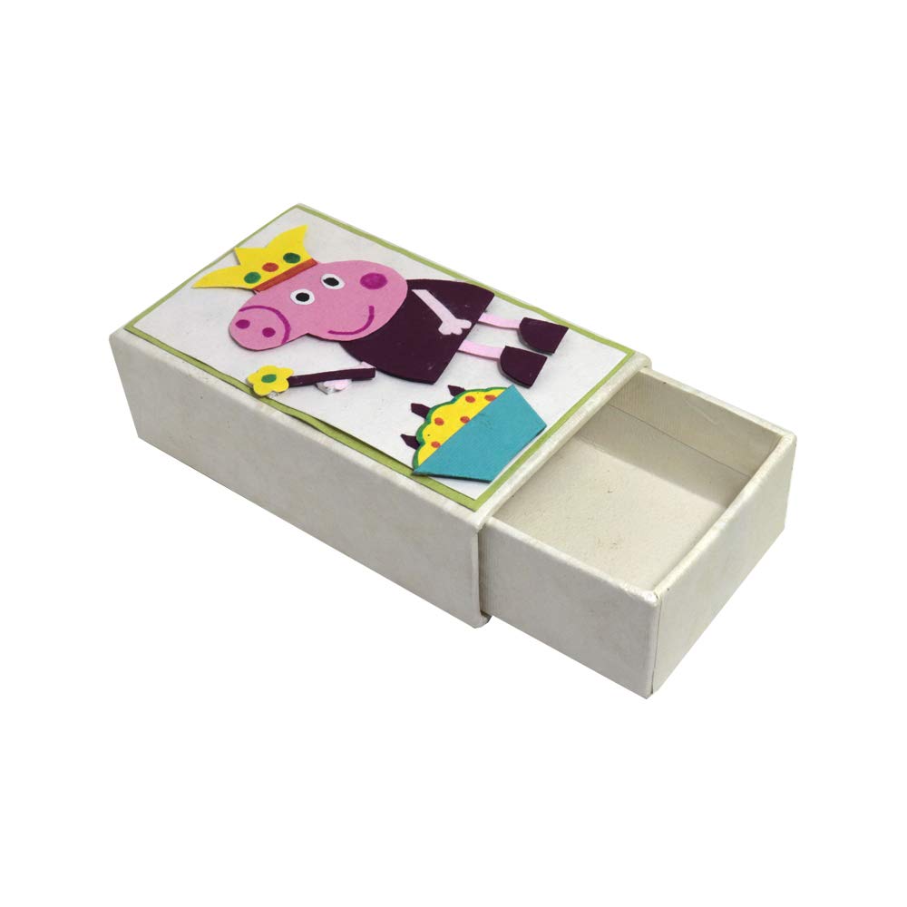 SURPRISE SOMEONE Peppa Pig Theme Gift Box for Return Favors with Handmade 3D Creative (Size- 5 x 3 x 1.5 Inch) (B084LD4RNS) Amazon Price History, Amazon Price Tracker