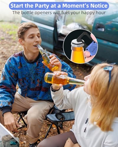 Image of ExtreLife Keychain, Works with Apple Find My, Bottle Opener, Carabiner Car Key Chains with Gps Tracker