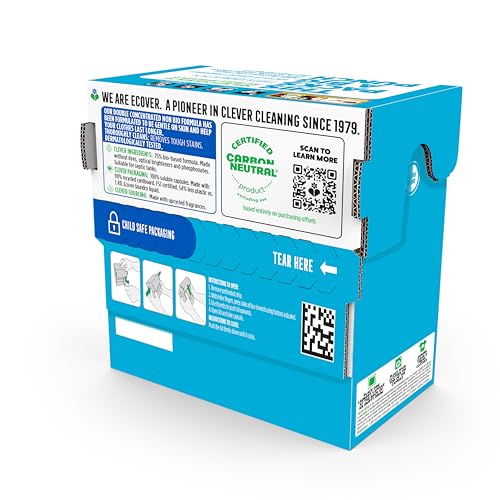 Ecover Non-Bio Washing Capsules - Fresh Almond & Rescued Apricot Scent, 8x Pack of 18 Capsules - Image 3