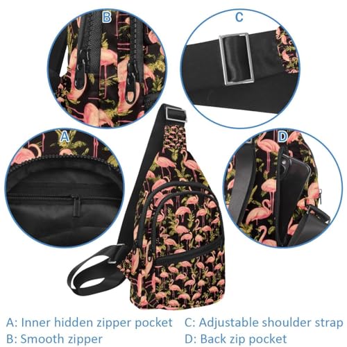 Mochila cruzada ligera multicolor con correa ajustable unisex 2