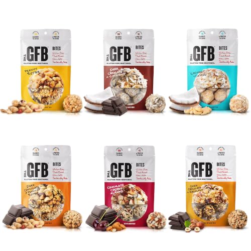 The GFB Classic Protein Bites Variety Pack, Certified Gluten Free Snacks