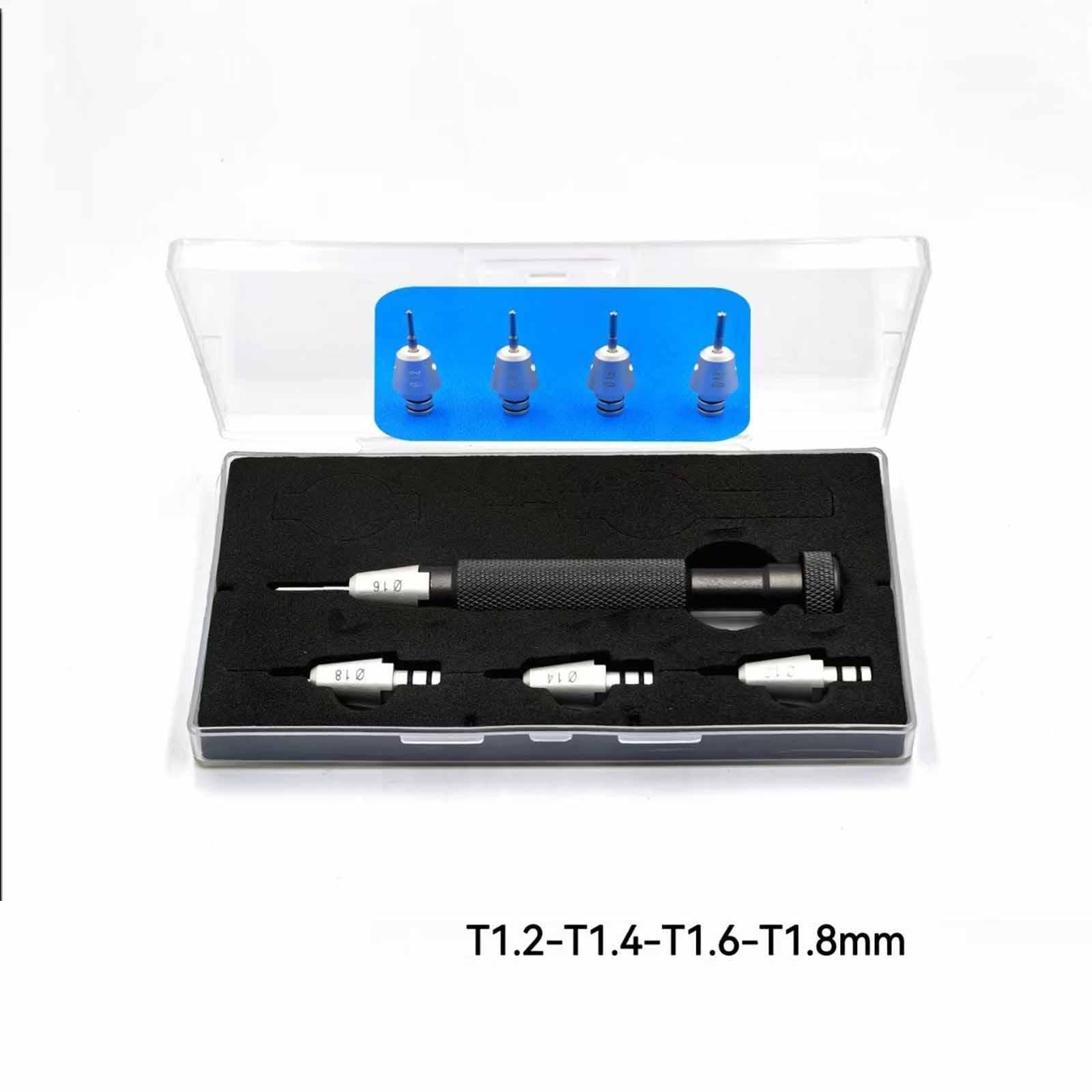Kit de destornilladores para reparación de relojes, puntas de repuesto, anillos de goma para joyería y otros dispositivos.
