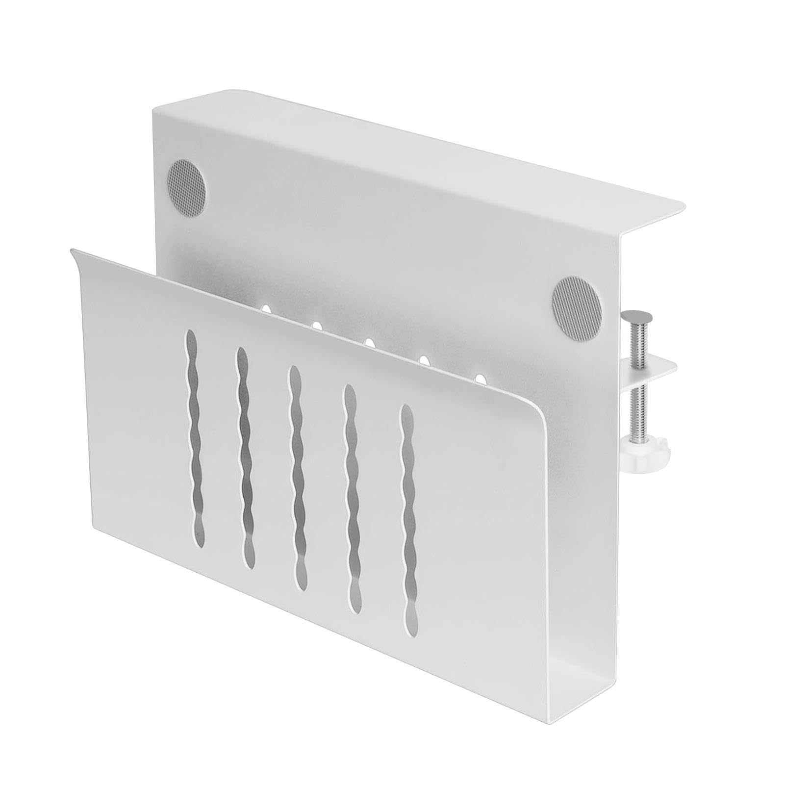 Organizer da scrivania | Supporto verticale per laptop in lega di | alluminio, organizer da scrivania multifunzionale per computer portatile, dissipazione del calore, supporto laterale per scri